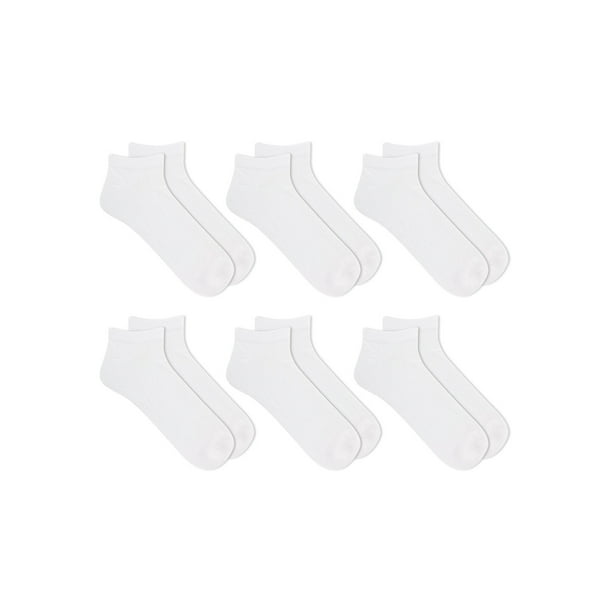 Athletic Works Men's Low Cut Socks, 6Pack
