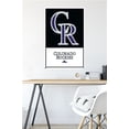 thumbnail image 4 of MLB Colorado Rockies - Logo 22 Wall Poster, 22.375" x 34", 4 of 4