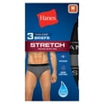 thumbnail image 3 of Hanes Men's Stretch Assorted Briefs, 3 Pack, 3 of 5