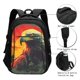 thumbnail image 3 of Easygdp Hawaiian Style Bald Eagle Mochila para Laptop de Viaje con Puerto USB, Mochila para Laptop con Puerto de Carga USB para Mujeres y Hombres, 3 of 7