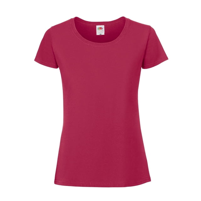 Fruit Of The Loom T-Shirt Premium en Filage à Anneaux pour Femmes