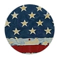thumbnail image 4 of nygtbtfer Fitted Round Tablecloth,Patriotic Stars on Blue and Red Stripe Elastic Edged Table Cover, Spill Proof Tables Cloth American Flag Theme 31-35, 4 of 8