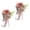 Coffee color, variant on Yihuala 2Pcs Rose Corsages for Wedding Ceremony Anniversary Prom Party, Flower Wrist Corsages for Mother of and Grooms