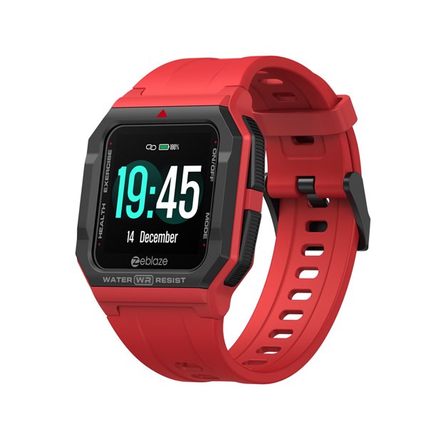 Tmvgtek Zeblaze Ares Reloj Inteligente De 1,3 Pulgadas Pulsera De Fitness Con Frecuencia Cardíaca (Rojo)