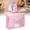 Pink-B, variant on Transparent Plastic Document Folder, Yellow Snap Button A4 File Organizer 33.5×25.5×8cm 1 Piece, Waterproof Holder for Letters, Invoices & Home Document Storage