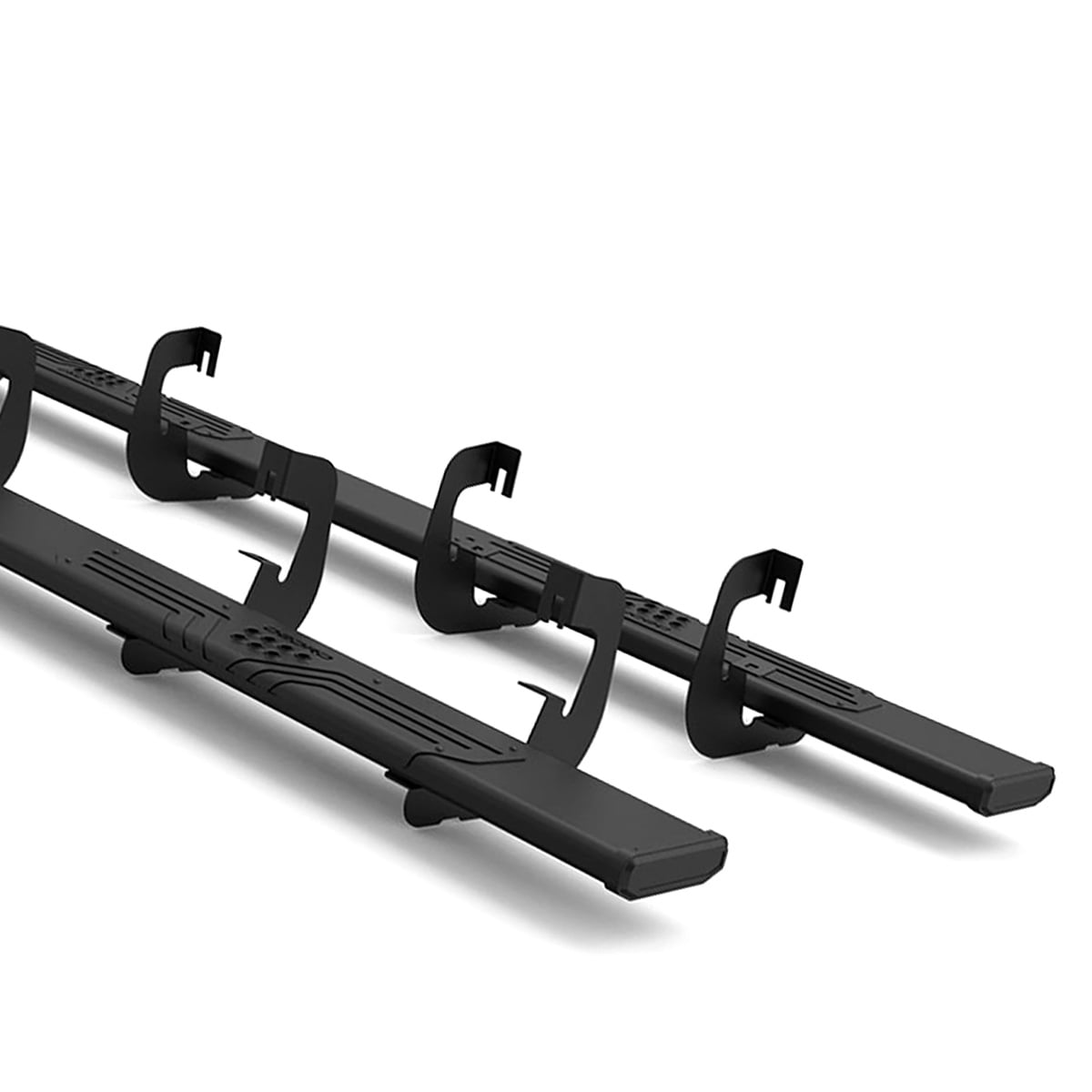 RVNI 6.5" Side Steps Running Boards for 07-18 Silverado/GMC Sierra 1500/2500/3500HD Crew Cab Nerf Bars