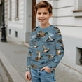 thumbnail image 4 of POLERO 2 Pack Duck Boys Long Sleeve Shirts 9-10 Years Kids Soft Breathable Crewneck Tee T-Shirt Basic Long Sleeve Top Winter Cloth, 4 of 6