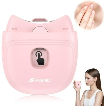 Flend Electric Nail Clipper,Automatic 2 Speed Nail Clipper,Rechargeable Nail Kit 45DB,Baby Nail Trimmer Electric,LED Light Manicure Set,Nail Clippers Set Gift for Kids,Adults,Seniors