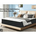 thumbnail image 3 of Anykoon Twin Size 10 Inch Hybrid Mattress, Medium Firm with Individually Pocketed Innerspring & Gel Memory Foam, 3 of 7
