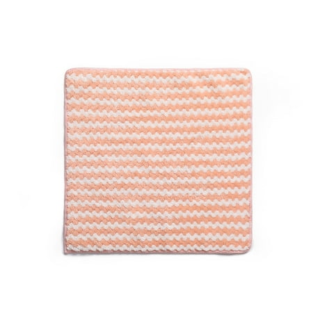

JeashCHAT Thickened Wave Dishwashing Cloth Dishcloth Household Cleaning Kitchen Degreasing Household Lazy Man s Dishcloth Water Absorption Clearance