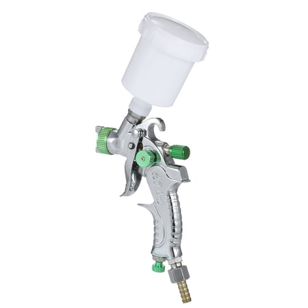 Aibecy Gravity Feed Air Spray Mini Sprayer Paint with 100ML Cup 1.0mm Nozzle for Painting Car Furniture Wall