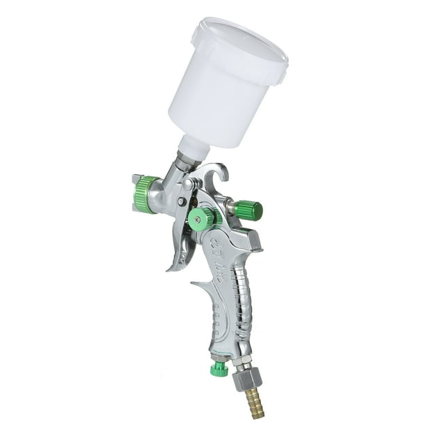 Pulverizador de pintura Irfora Pistola de pulverización de aire de alimentación por gravedad Mini pistola de pintura con pulverizador con boquilla de 100 ml Copa de 1,0 mm para pintar la pared de los Irfora Pulverizador de pintura