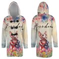 thumbnail image 3 of Freedom Sphynx on Independence Day 4th of July All Over Print 3D Hooded Duffle Toggle Coat Cat Lover Kitten Owner Gifts Idea - 01005, 3 of 6