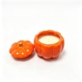 thumbnail image 2 of Orange Pumpkin Candle, Pumpkin Shape Candles, Pumpkin Spice Scented Candle, Ceramic Pumpkin Candle, Fall Candles, Candles for Home Decor, Fall Thanksgiving Gifts, 2 of 7