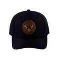 thumbnail image 2 of Unisex V2 Embroidered And Laser-Engraved Taurus Zodiac (April 20, May 20), 6-Panel Baseball Cap, Black/Black, Adjustable Fit, 2 of 3