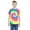 NEON RAINBOW, variant on Youth 5.4 oz. 100% Cotton T-Shirt - AURORA - S