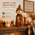 thumbnail image 3 of Fall Scarecrow Tabletop Decoration, Rustic Harvest Figurine for Mantel, Entryway Table, Sideboard, Console, Shelf, Thanksgiving Display, Farmhouse Home Decor, and Autumn Party Accent, B, 3 of 6