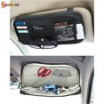 thumbnail image 3 of Spencer PU Car Sun Visor Organizer Auto Interior Pouch Bag Pocket Card Storage Holder Case Bag for License Registration Pen Mobile Phone Bill Note Key "Grey", 3 of 8