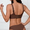 thumbnail image 4 of BVOFAR Push Up Bras for Women Plus Size Full Coverage Lace Bralettes No Underwire Padded Bra with Adjustable Straps Comfort Everyday Wear Coffee XXL, 4 of 6