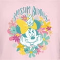 thumbnail image 2 of Junior's Minnie Mouse Blossom Buddies  Graphic Tee Light Pink Large, 2 of 3