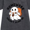 thumbnail image 2 of Instant Message - Homework Ghost - Toddler & Youth Girls Fleece Dress, 2 of 5