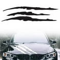 thumbnail image 3 of BUYISI Reflective Auto Car Headlight Monster Stickers Scratch Stripe Claw Vinyl Decal Green, 3 of 9