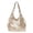 Gold, variant on Women Polka Dot Large Capacity Shoulder Bag Versatile Underarm Tote Bag Elegant Commuter Shoulder Purse for Shopping Work & Daily Use (Gold)