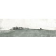 thumbnail image 2 of Mabat, Ynon 14x7 White Modern Wood Framed Museum Art Print Titled - Muted Distant Trees, 2 of 4