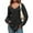 Black, variant on Abomasnow Womens Deep V Neck Tunic Tops Oversized Long Sleeve Cotton Pullover Tee Loose Fit Curved Hem T Shirts S-2XL