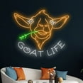 thumbnail image 5 of Handmadetneonsign Goat Life Neon Sign, Goat Led Sign, Goat Life Led Light, Goat Life Neon Light, 5 of 5