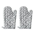 thumbnail image 2 of Fiudx Juego de 2 Guantes para Horno, de Algodón Resistente Al Calor, con Forro Interior Cómodo, Agarre Antideslizante y Presilla para Colgar, Ideales para Cocinar, Hornear y Asar. Lavables a Máquina., 2 of 6