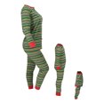 thumbnail image 2 of Boys Christmas Family Pajama Set Daddy Mommy and Me (8, Green), 2 of 5