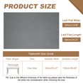 thumbnail image 2 of Mantel Ajustado Uxcell con Borde Elástico, Mantel Rectangular de PU Estirable Impermeable para Mesa de 35 x 59 Pulgadas, Interior y Exterior, Restaurante, Fiesta, Gris Claro, 2 of 6