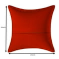 thumbnail image 3 of Stylo Culture Ethnic Bohemian Cotton Red Large Throw Pillow Covers 24x24 Patchwork Vintage Sofa Winter Throw Pillow Covers Abstract Floral 60x60 cm Decorative Cushion Covers (Set Of 2), 3 of 4