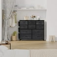 thumbnail image 5 of Dresser for Bedroom, 10-Drawer Dresser with Wood Tabletop for Bedroom, Kids Room, Closet, Hallway, Entryway (Charcoal Black), 5 of 8