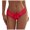 Red, variant on Women's Sexy Lace Translucent Polka Point Comfortable Breathable Low Waist Lift Triangle Briefs