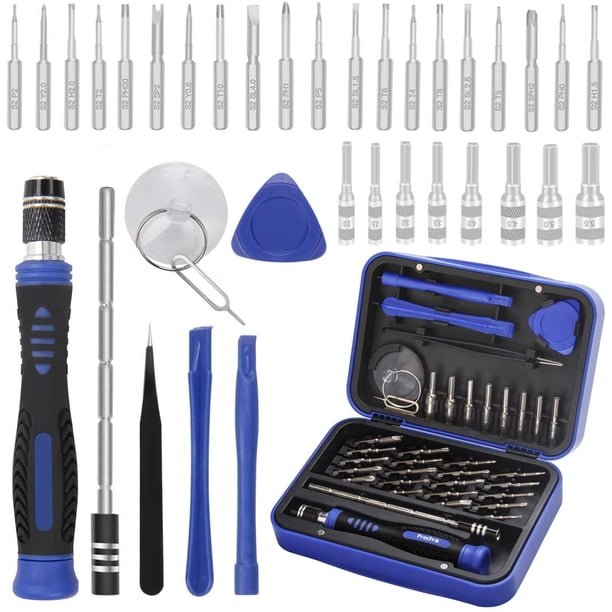 Destornillador de precisión 36 en 1, kit de destornillador magnético multifunción, herramientas de reparación de alta precisión para teléfono, iPhone, computadora, reloj, juguetes (36 en 1)