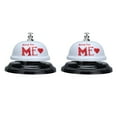 thumbnail image 2 of Bar Call Bell,2Pcs Meal Bells Stainless Customer Service Bell Restaurant Call Bell Unrivaled Performance, 2 of 14