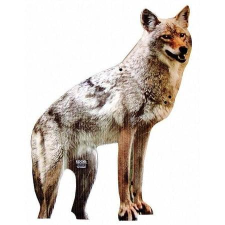 BIRD-X INC. Coyote Decoy, 20 in H, Pet Deterrent, 24 in L x 1 in W, with Mounting Stakes, 4 lb