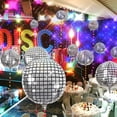 thumbnail image 4 of Beyondtrade 20pcs 4D Metal Silvery Disco Themed Balloons For Birthday Party Backdrop Decoration, 4 of 8