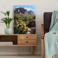 thumbnail image 5 of Desert Mountain Landscape Canvas Print, Ideal for Living Room, Office, Kitchen, Dining Room, Hallway, 5 of 8