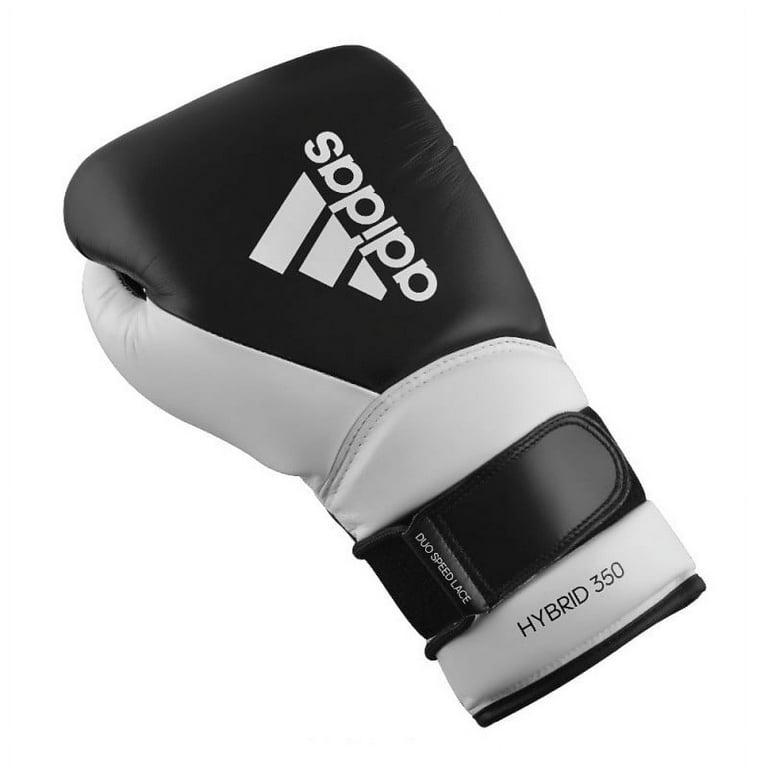 Adidas Hybrid 150 Boxing Gloves for Men & Women, Kick Boxing and Punching,  Black/White, 10oz - Walmart.com