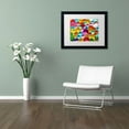 thumbnail image 3 of Trademark Fine Art "Festival of Colours" Canvas Art by Beata Czyzowska Young, White Matte, Black Frame, 3 of 4