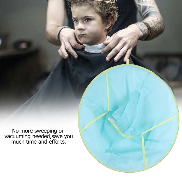 Corte De Pelo Capa De Corte Ropa Corte De Pelo Salón Peluquería Para Niños Niños Azul