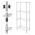 thumbnail image 4 of Mainstays 4-Tier Wire Shelving Unit, Metal Storage Rack, Adjustable Organizer, Perfect for Pantry Laundry Bathroom , Kitchen etc., 4 of 8