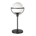 thumbnail image 1 of Henn&Hart 9" Blackened Bronze Metal/Glass Table Lamp, 1 of 8