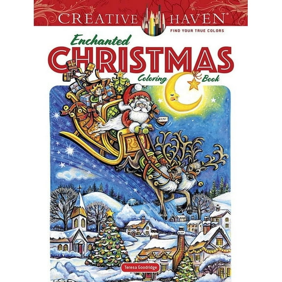 Adult Coloring Books: Christmas Creative Haven Enchanted Christmas Coloring Book, (Paperback)