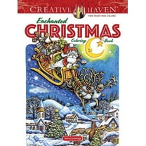 Adult Coloring Books: Christmas Creative Haven Enchanted Christmas Coloring Book, (Paperback)