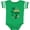 Football Green and White, variant on Inktastic This Princess is Two- Second Birthday Girls Baby Bodysuit