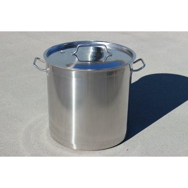 CONCORD Triply Bottom Stainless Steel Stock Pot Home Brew Kettle (80 QT